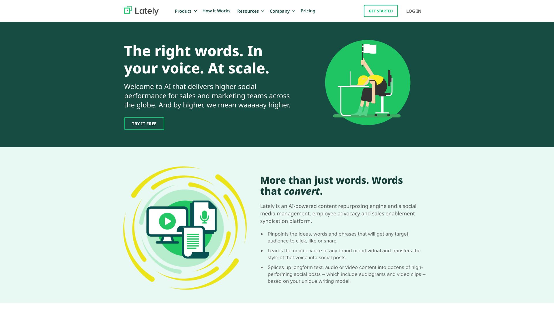Lately AI logo