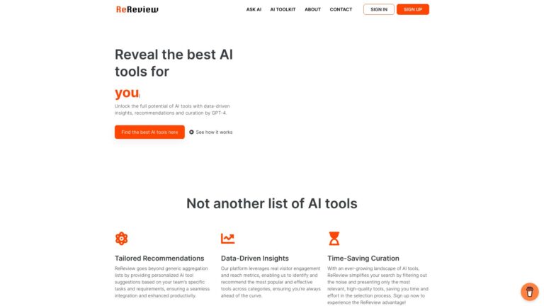 Top Rereview AI AI Tool Review