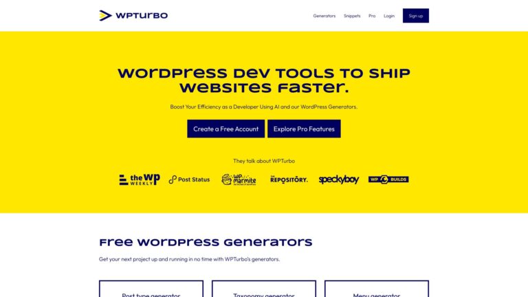 Free Wpturbo AI Tool Review