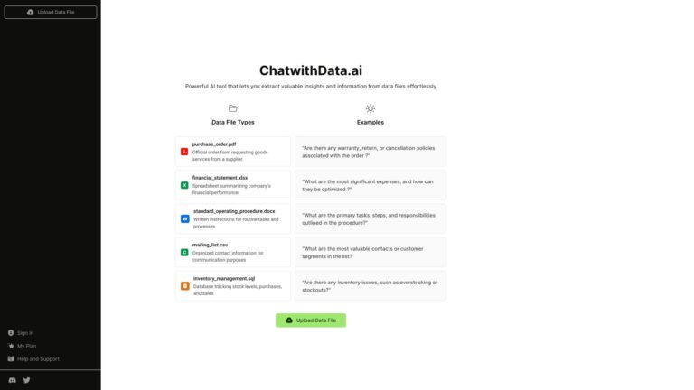 Smart Chatwithdata AI Tool Review