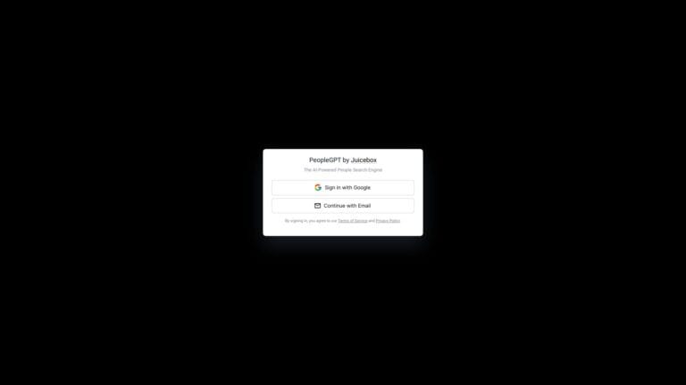 New Peoplegpt AI Tool Review