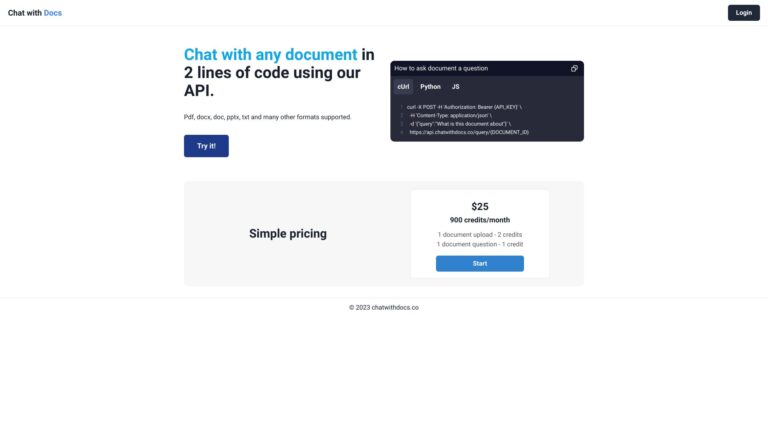 Free Chatwithdocs.co AI Tool Review