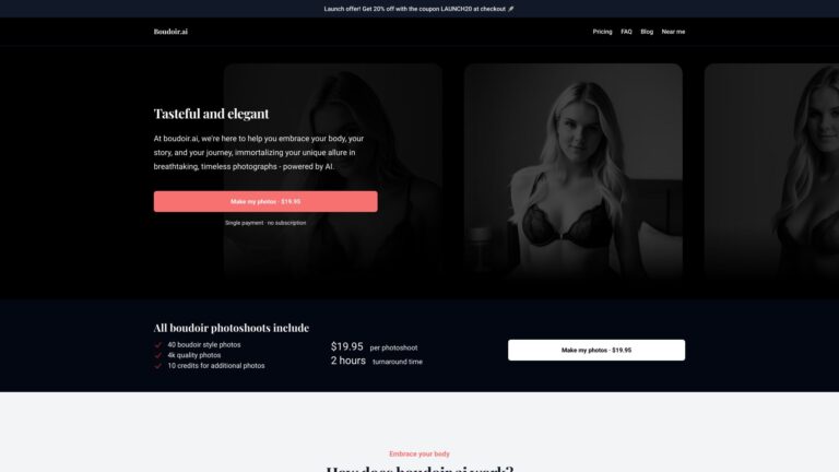 New Boudoir.ai AI Tool Review