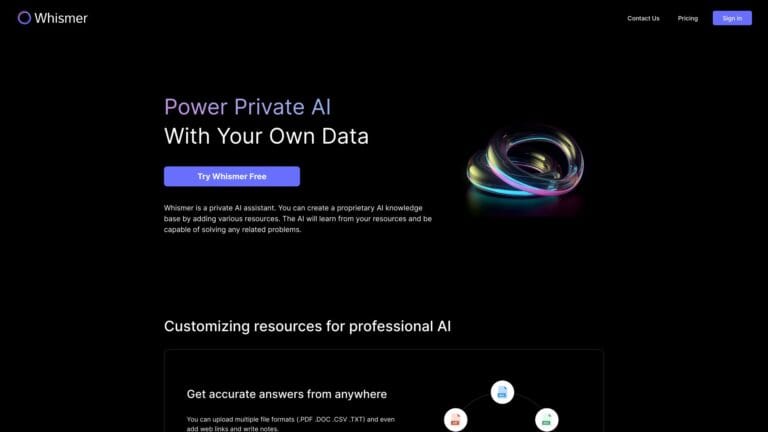 Smart Whismer AI Tool Review