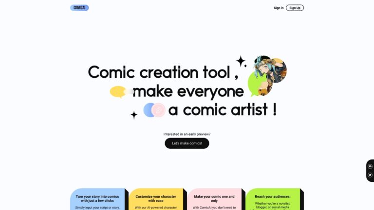 Popular Comicai AI Tool Review