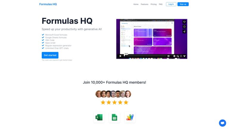 Top Formulas Hq AI Tool Review