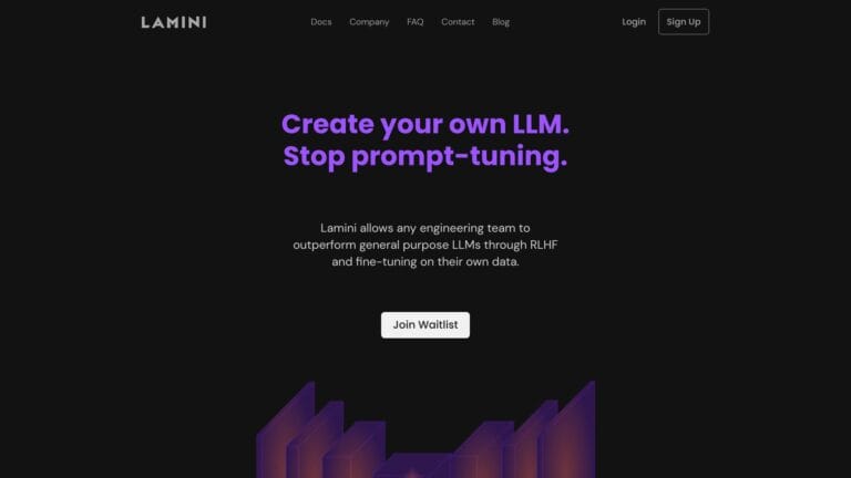 Trending Lamini AI Tool Review