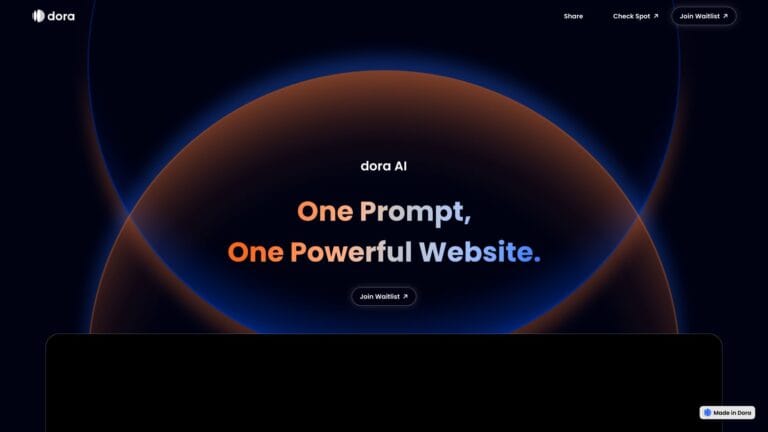 Trending Dora AI AI Tool Review