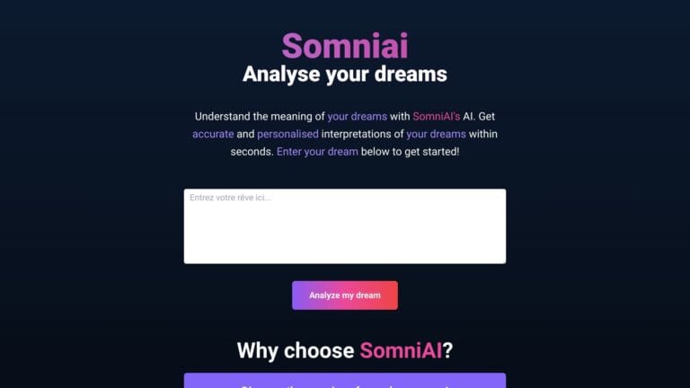 New Somniai AI Tool Review