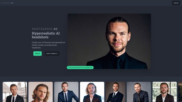 Top Photogenic AI AI Tool Review
