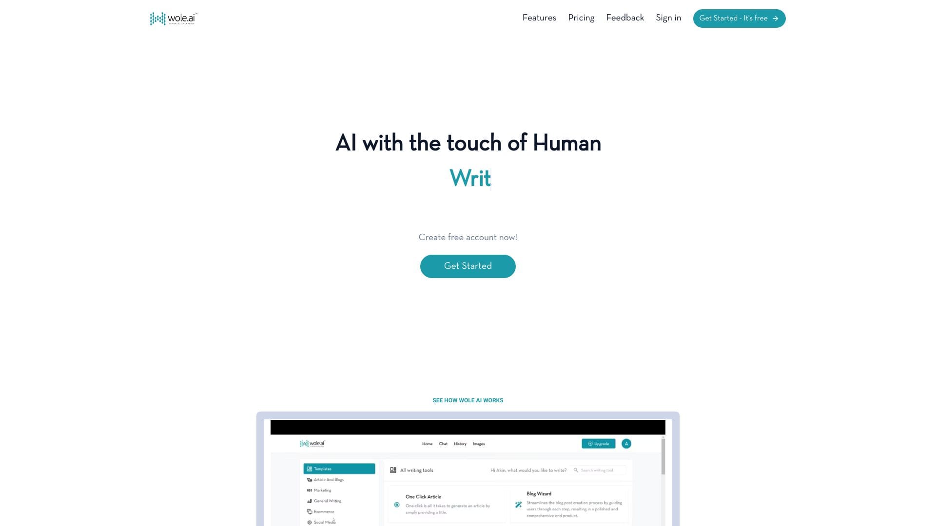 Wole.AI logo