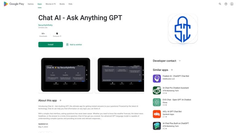 Innovative Chat AI AI Tool Review