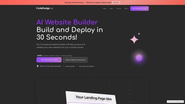 Free Codedesign.ai AI Tool Review