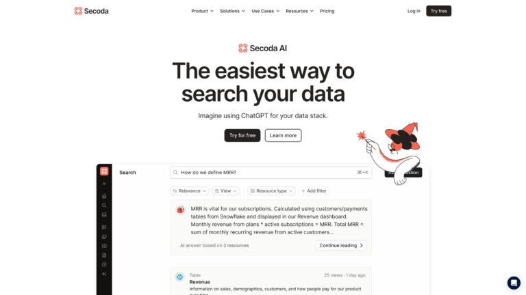 Smart Secoda AI Tool Review