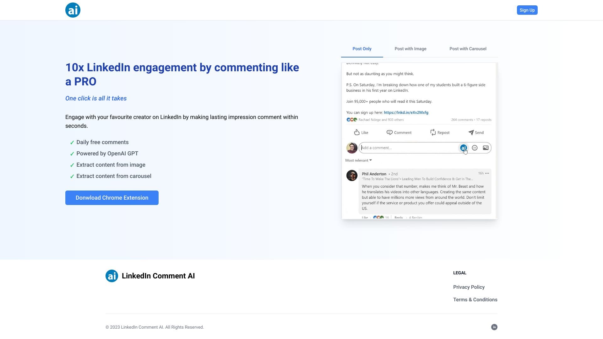 LinkedIn Comment AI logo