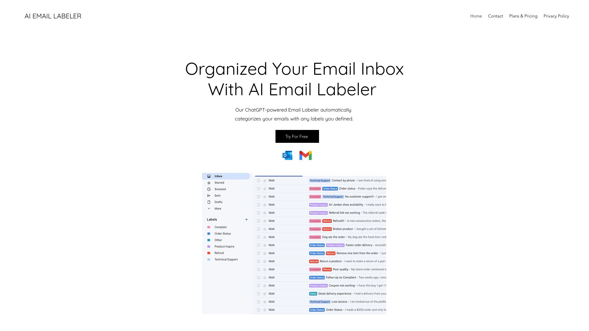 AI Email Labeler logo