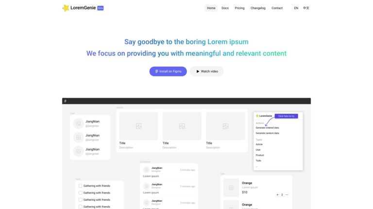 New Loremgenie AI Tool Review
