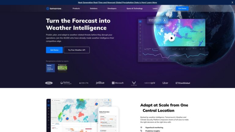Trending Tomorrow.io Weather Api AI Tool Review