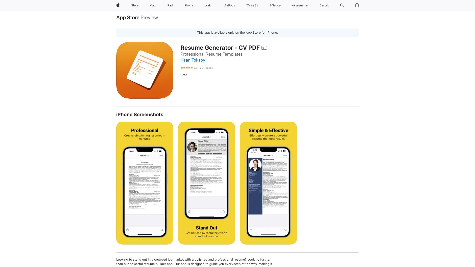 CV Maker & Library