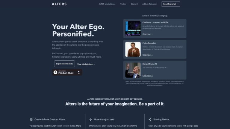 Innovative Alters AI Tool Review