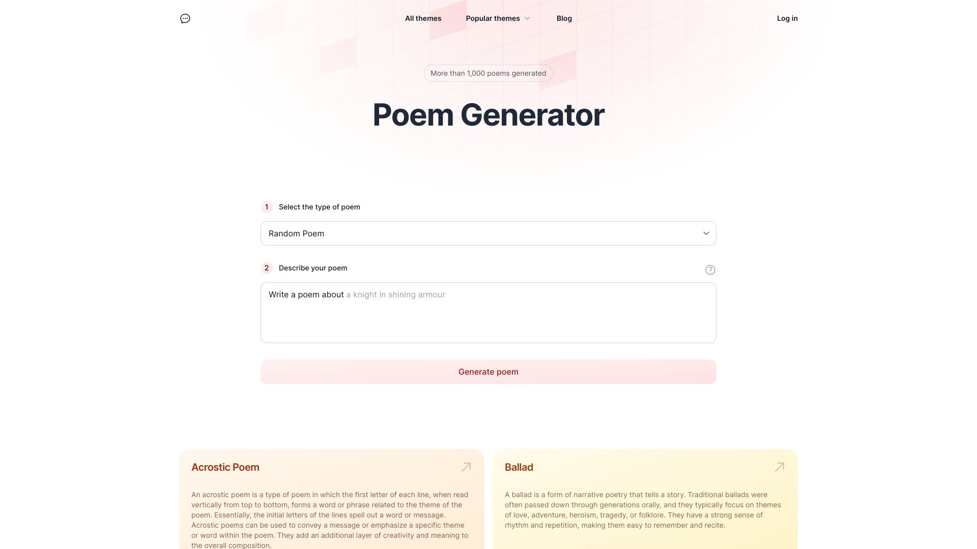 PoemGenerator.com logo