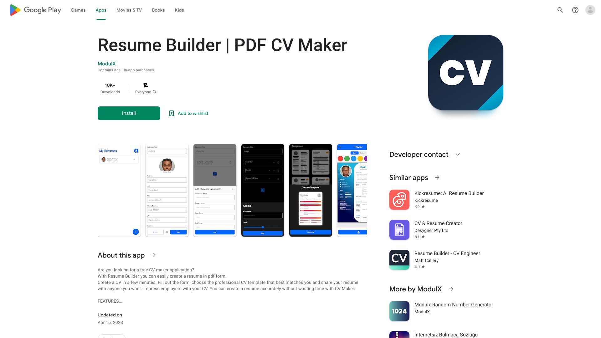 Resume Builder logo