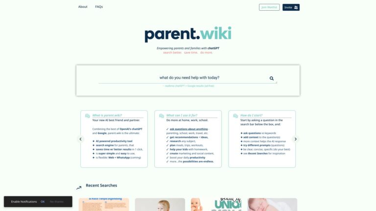 New Parent.wiki AI Tool Review