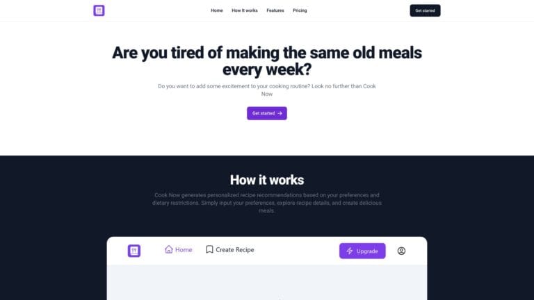 Innovative Cook Now AI Tool Review
