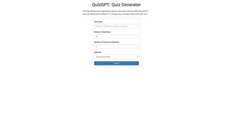 Advanced Quizgpt AI Tool Review