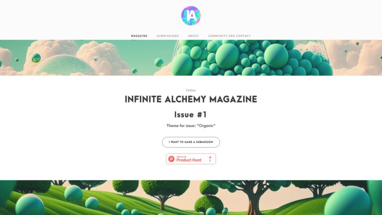 Trending Infinite Alchemy Magazine AI Tool Review