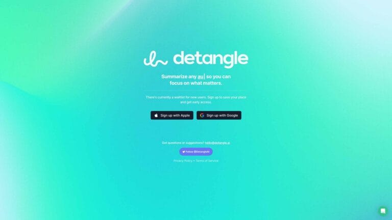 Free Detangle AI AI Tool Review