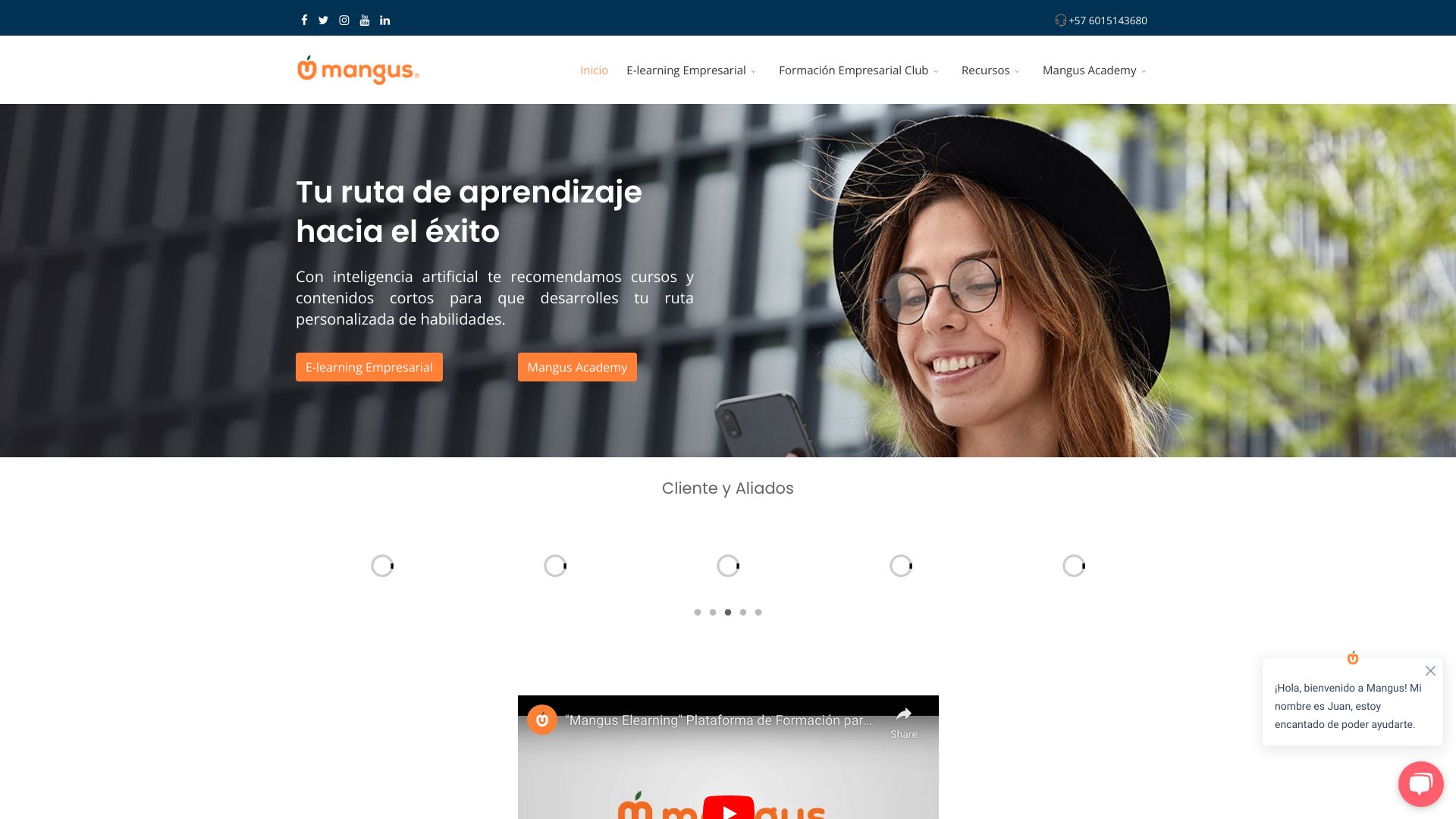 Mangus Elearning logo