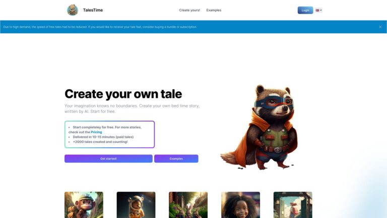 Powerful Talestime AI Tool Review