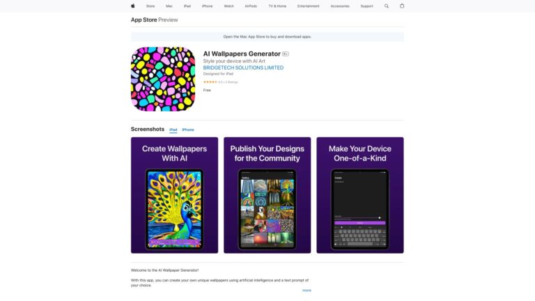 Top AI Wallpapers Generator AI Tool Review