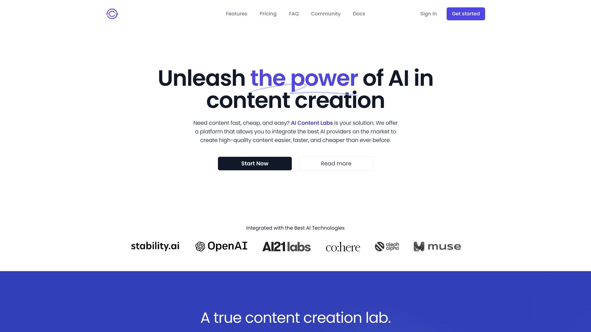 AI Content Labs logo