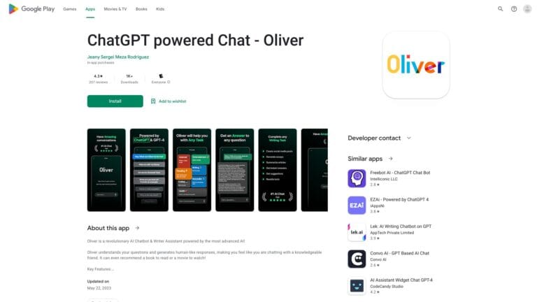 Free Oliver AI AI Tool Review