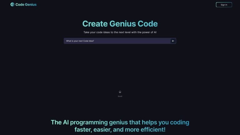 Best Code Genius AI Tool Review