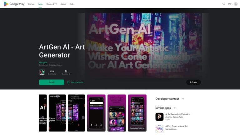 Trending Artgen AI AI Tool Review