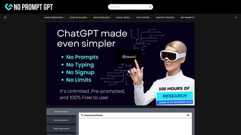 Smart Nopromptgpt AI Tool Review