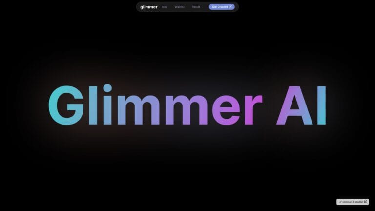 Innovative Glimmerai AI Tool Review