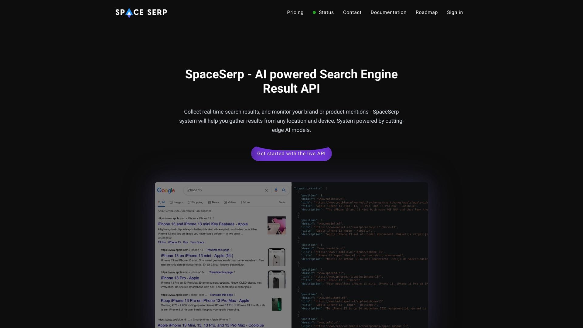 SpaceSerp logo