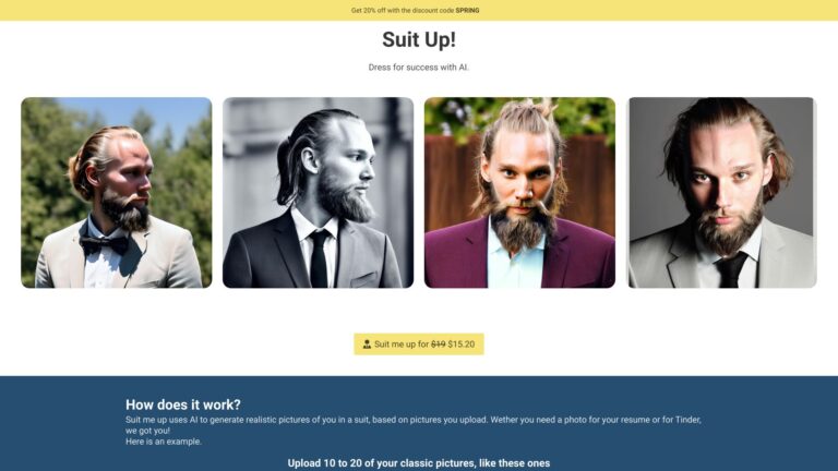 Best Suit Me Up AI Tool Review