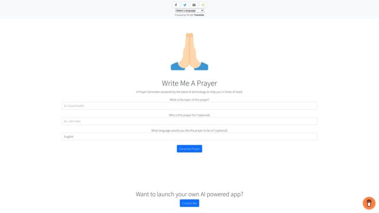 Powerful Write Me A Prayer AI Tool Review