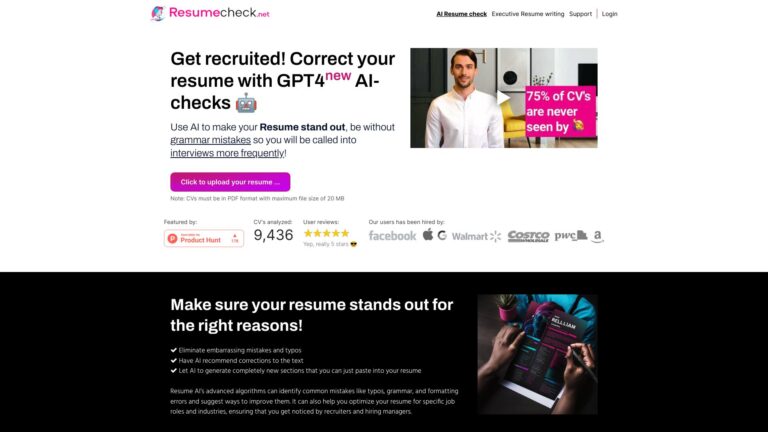 Advanced Resumecheck.net AI Tool Review