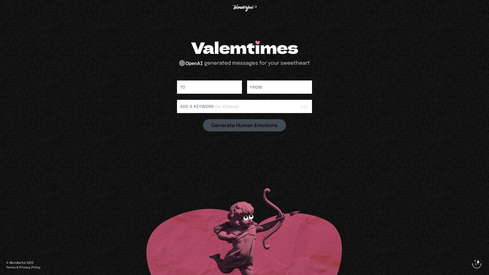 Wonderful Valemtimes logo