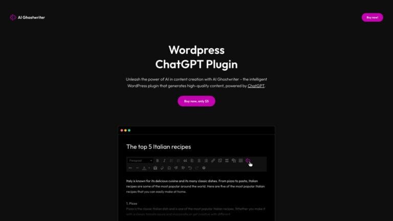 Popular AI Ghostwriter AI Tool Review