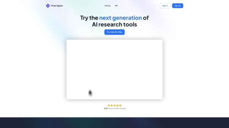 Top Three Sigma AI Tool Review