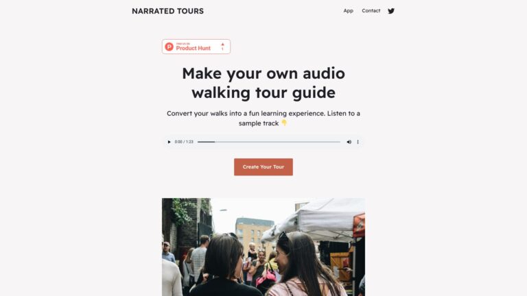 New Narrated Tours AI Tool Review