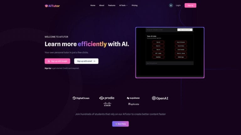 New AI Tutor AI Tool Review
