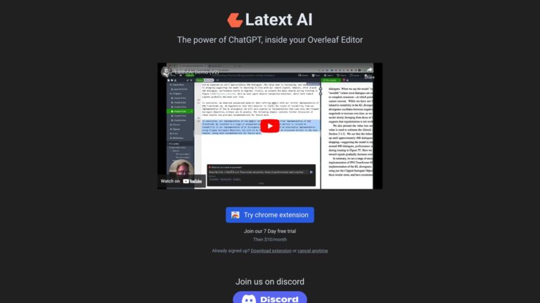 Trending Latext AI AI Tool Review